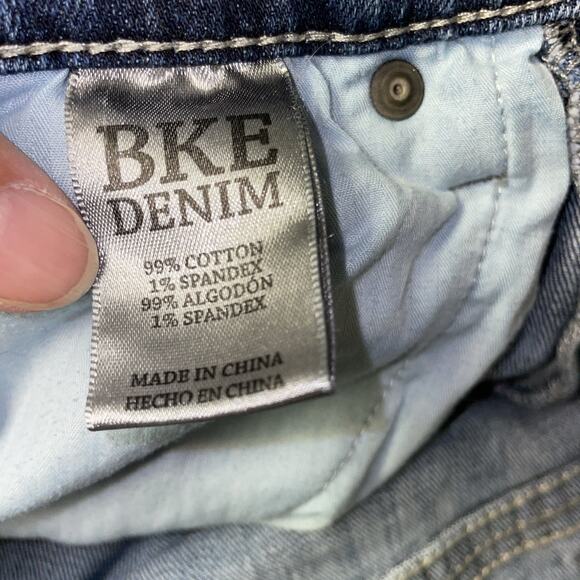 BKE Denim Derek Straight Jeans Mens 31R Bootcut - Picture 11 of 12